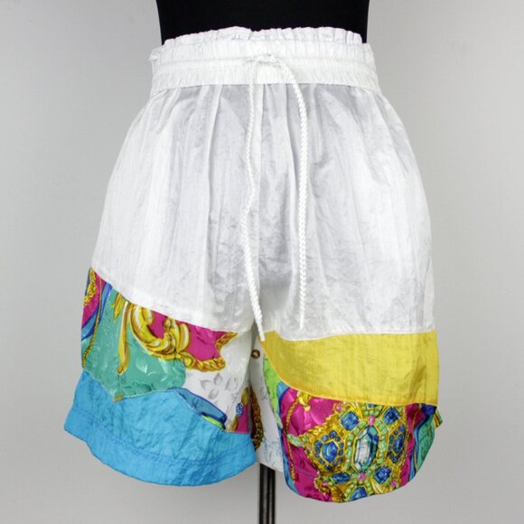 Vintage 90s Drawstring Athletic Shorts with Pockets Size Medium - Picture 1 of 8